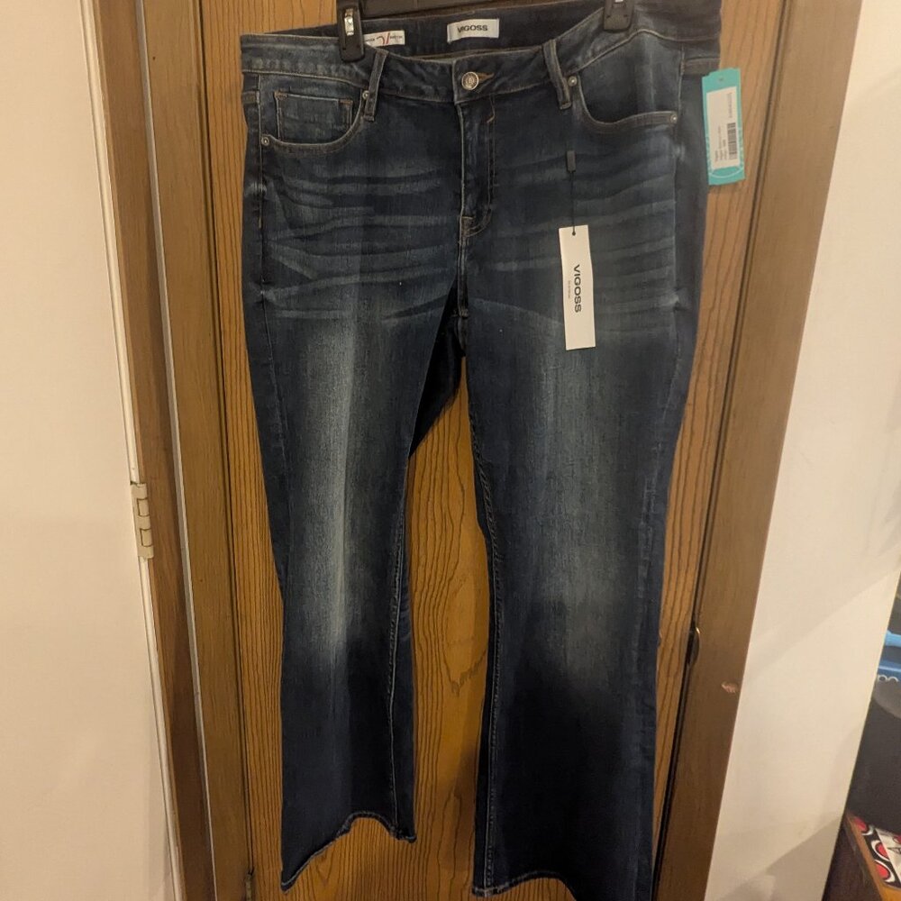 NWT VIGOSS Bootcut Jagger Indigo Jeans-Size 16W